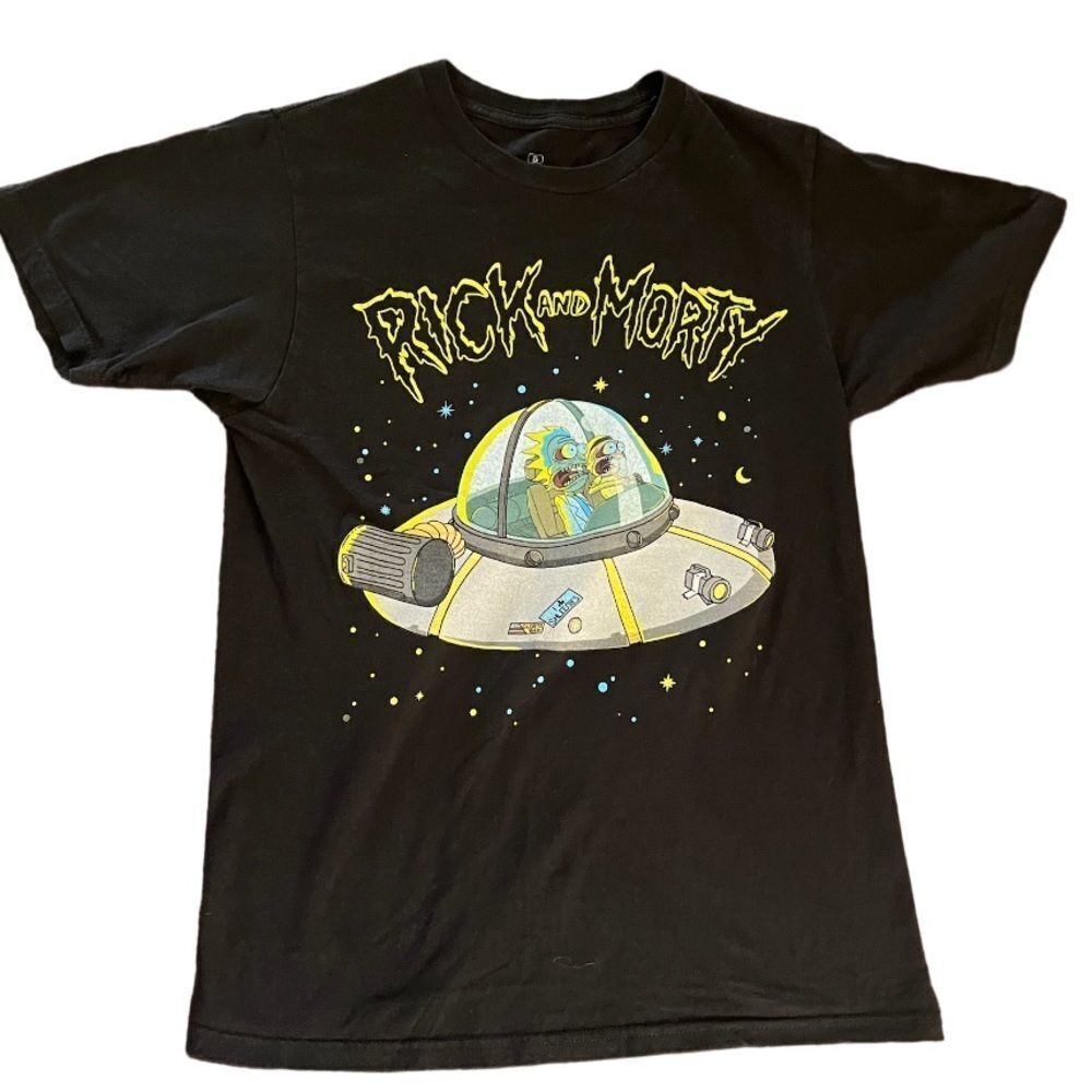 Rick and Morty T Shirt black Size Small Funny Shirt​